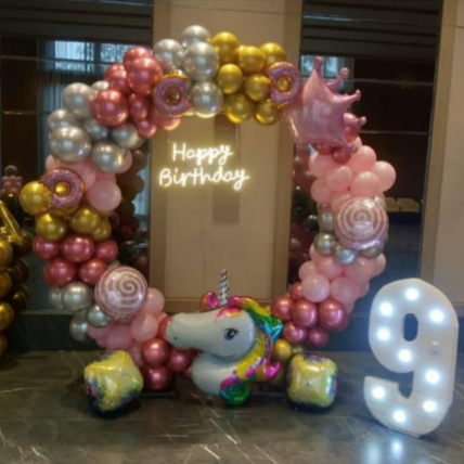 Happy Birthday Balloon Decoration